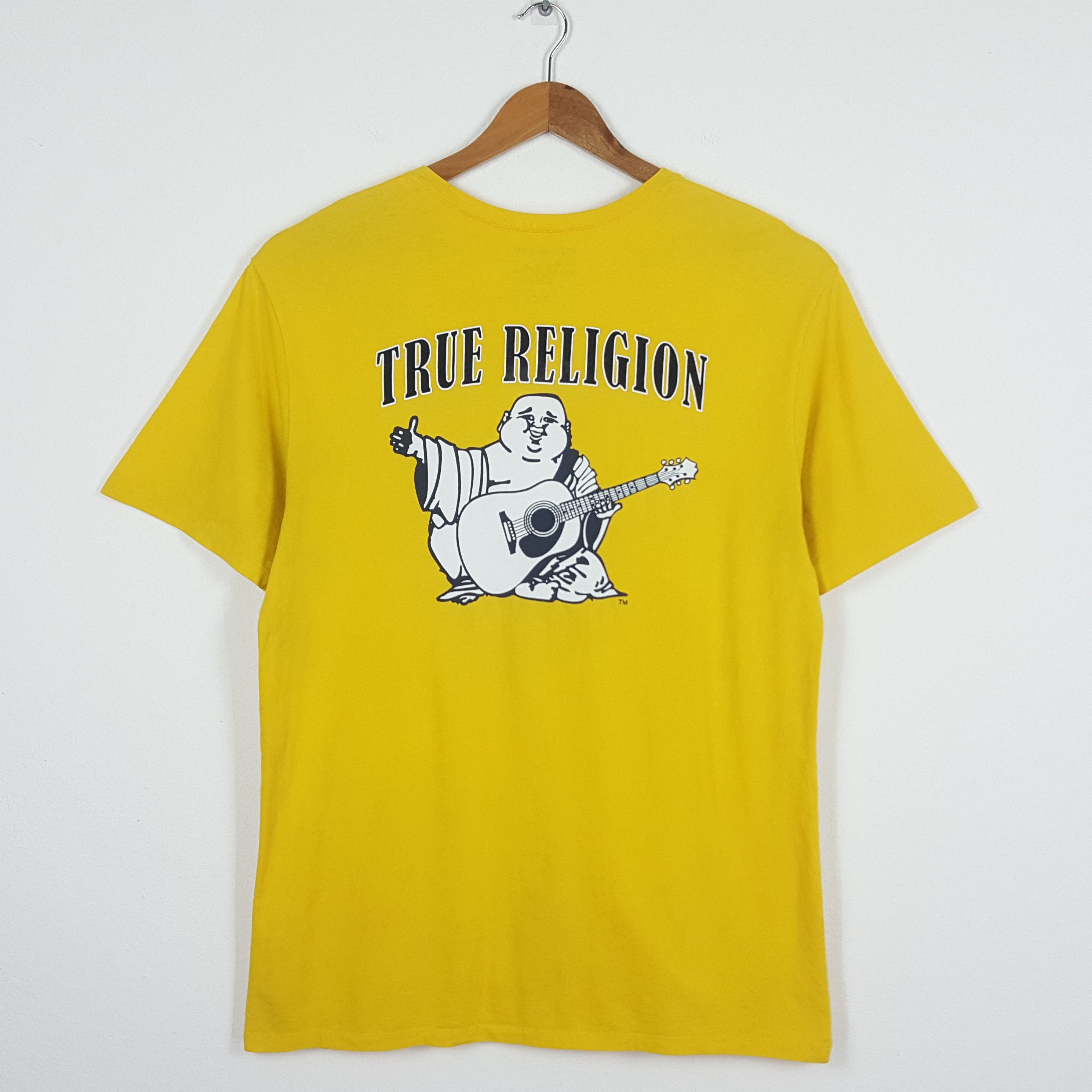 Vintage TRUE RELIGION Japanese Brand Big Logo t-shirt