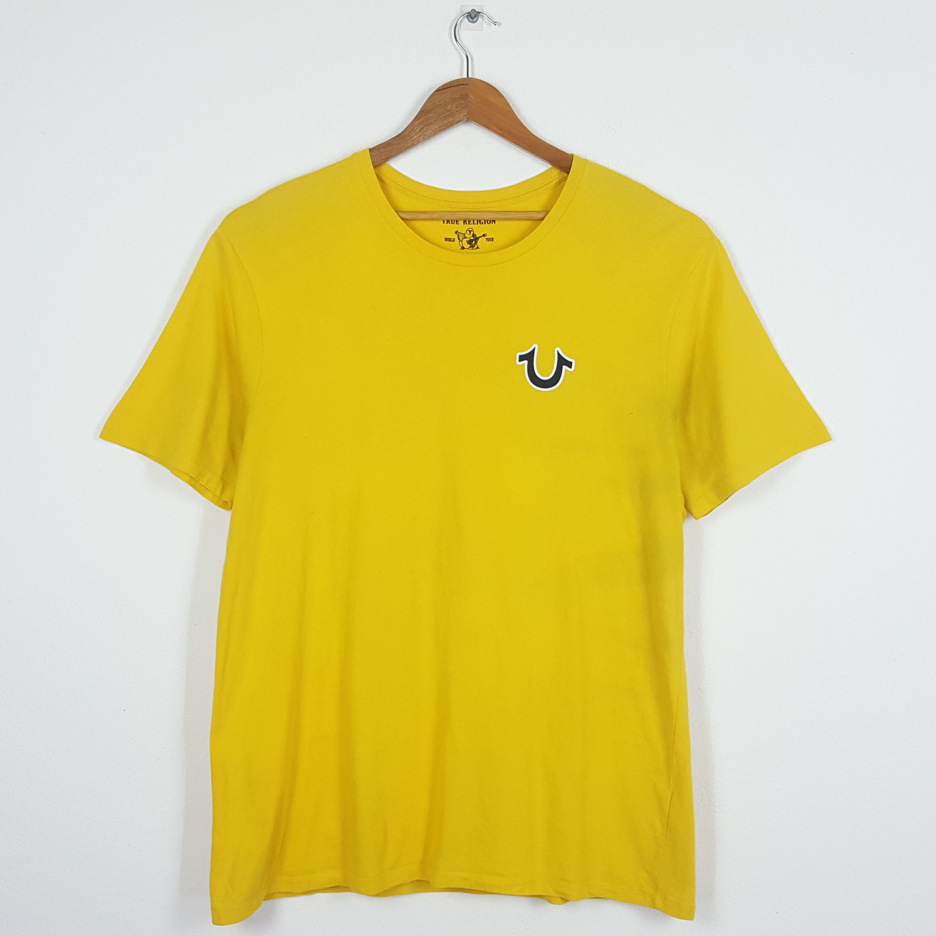 Vintage TRUE RELIGION Japanese Brand Big Logo t-shirt