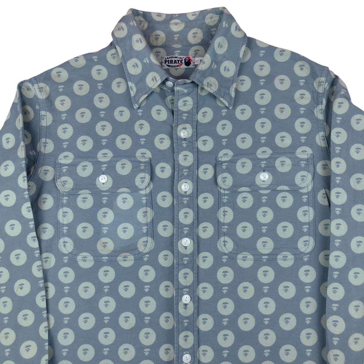 Bape Bape Pirate Monogram Flannel Shirt Size US M / EU 48-50 / 2 - 2 Thumbnail