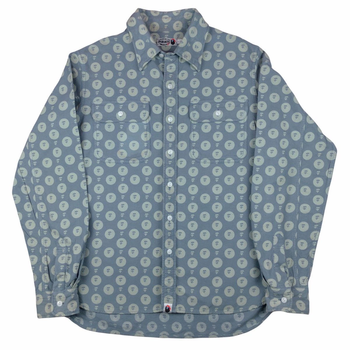 Bape Pirate Monogram Flannel Shirt