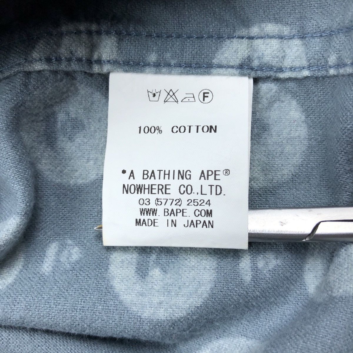Bape Bape Pirate Monogram Flannel Shirt Size US M / EU 48-50 / 2 - 9 Thumbnail