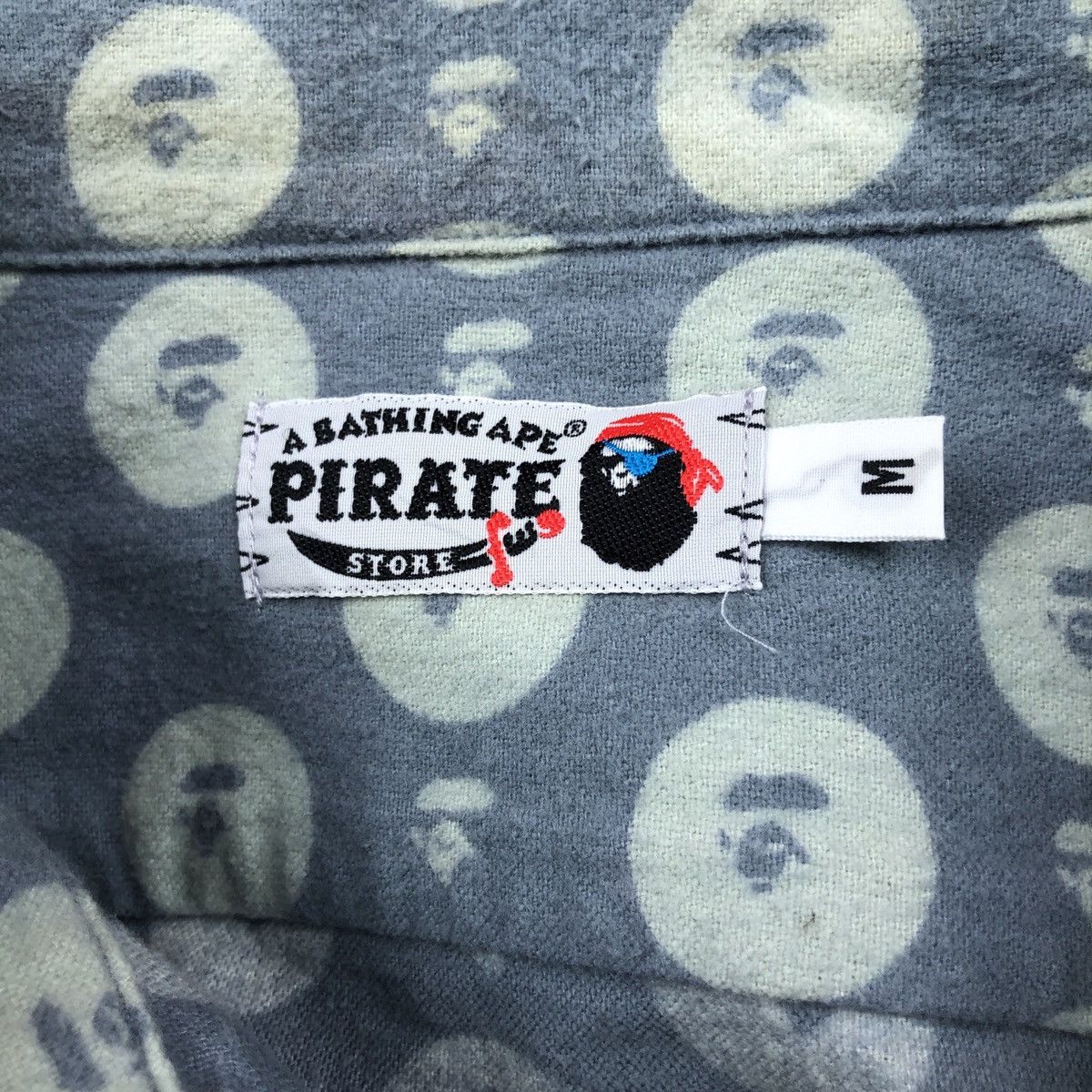 Bape Bape Pirate Monogram Flannel Shirt Size US M / EU 48-50 / 2 - 6 Thumbnail