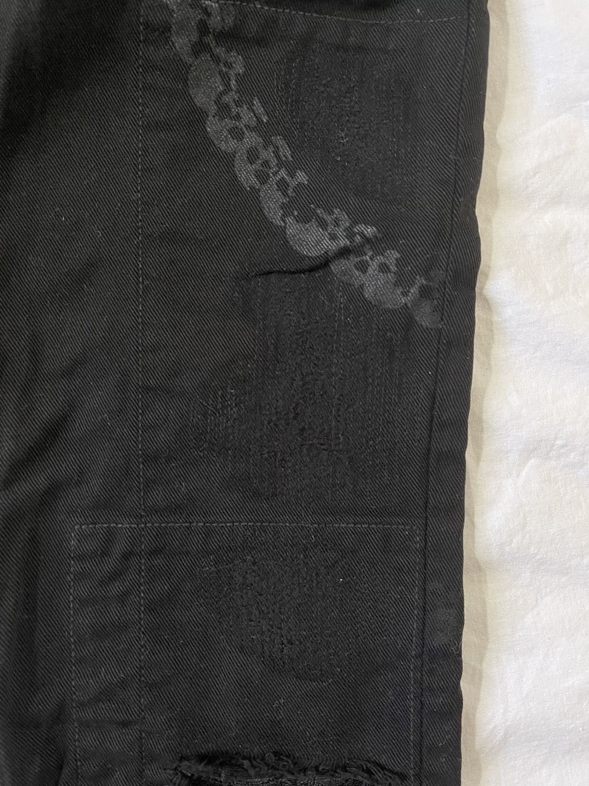 Hysteric Glamour *rare* Skull rings patchwork distressed pants Size US 30 / EU 46 - 8 Thumbnail