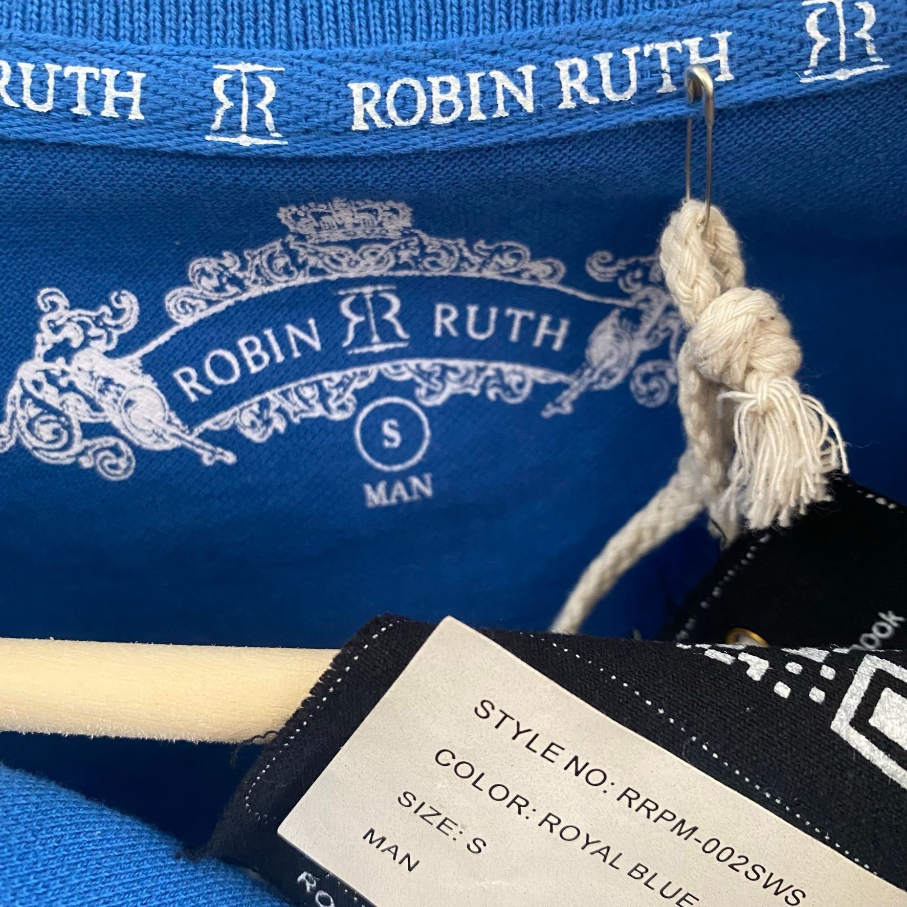 Robin Ruth NWT Blue Swiss Polo Shirt Size US S / EU 44-46 / 1 - 3 Thumbnail