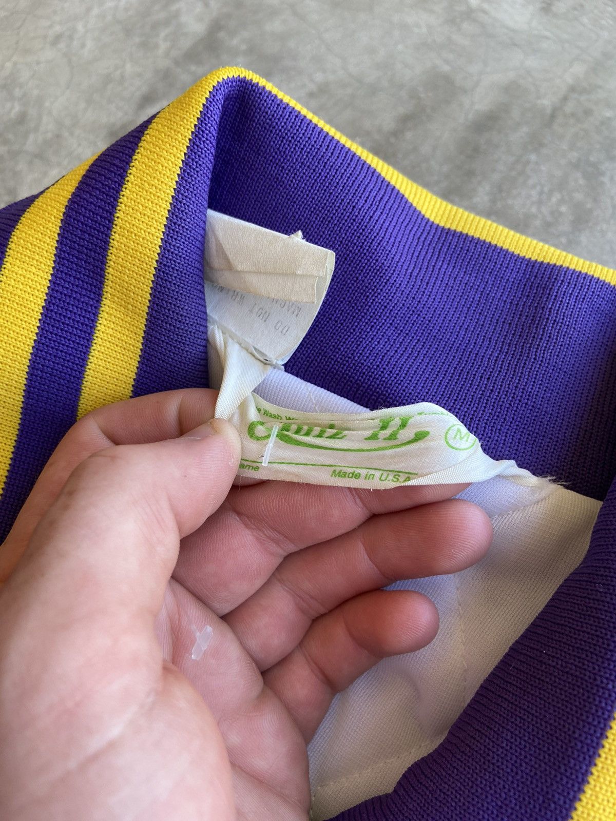 Vintage Vintage Purple Varsity Jacket 90’s Medium Size US M / EU 48-50 / 2 - 4 Thumbnail