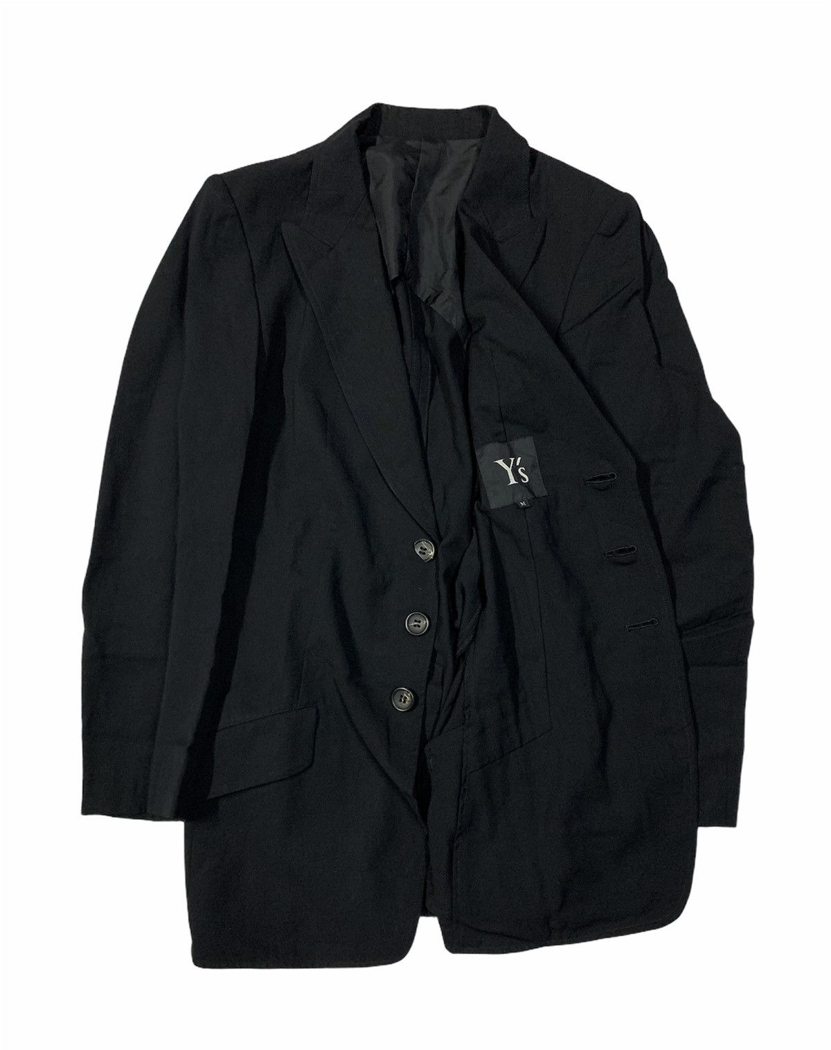 Yohji Yamamoto 🔥YOHJI YAMAMOTO LAINE WOOL LIGHT JACKETS Size US M / EU 48-50 / 2 - 1 Thumbnail