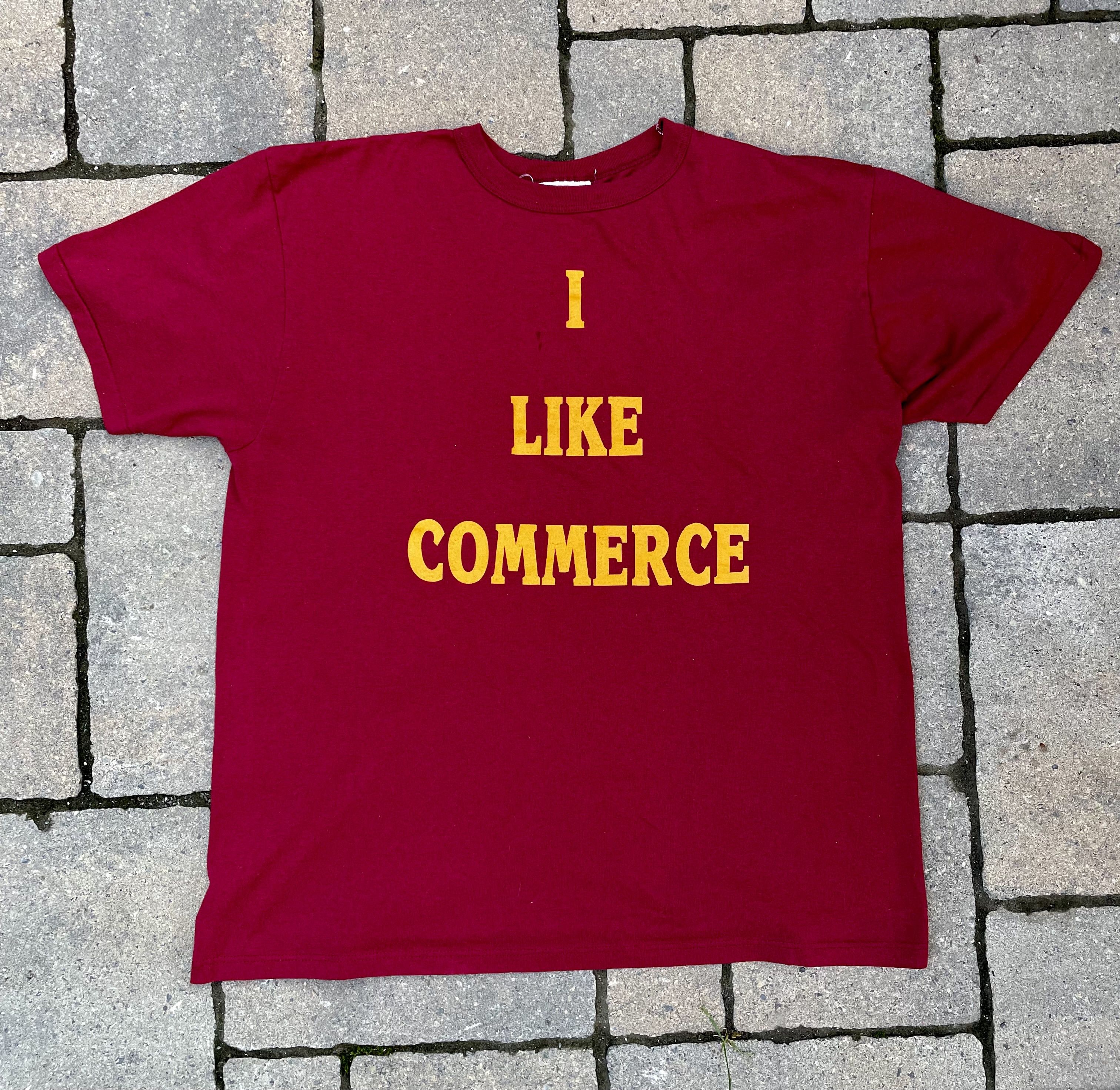 Vintage Single Stitch Queens "I like Commerce" Tee Size US XL / EU 56 / 4 - 1 Thumbnail