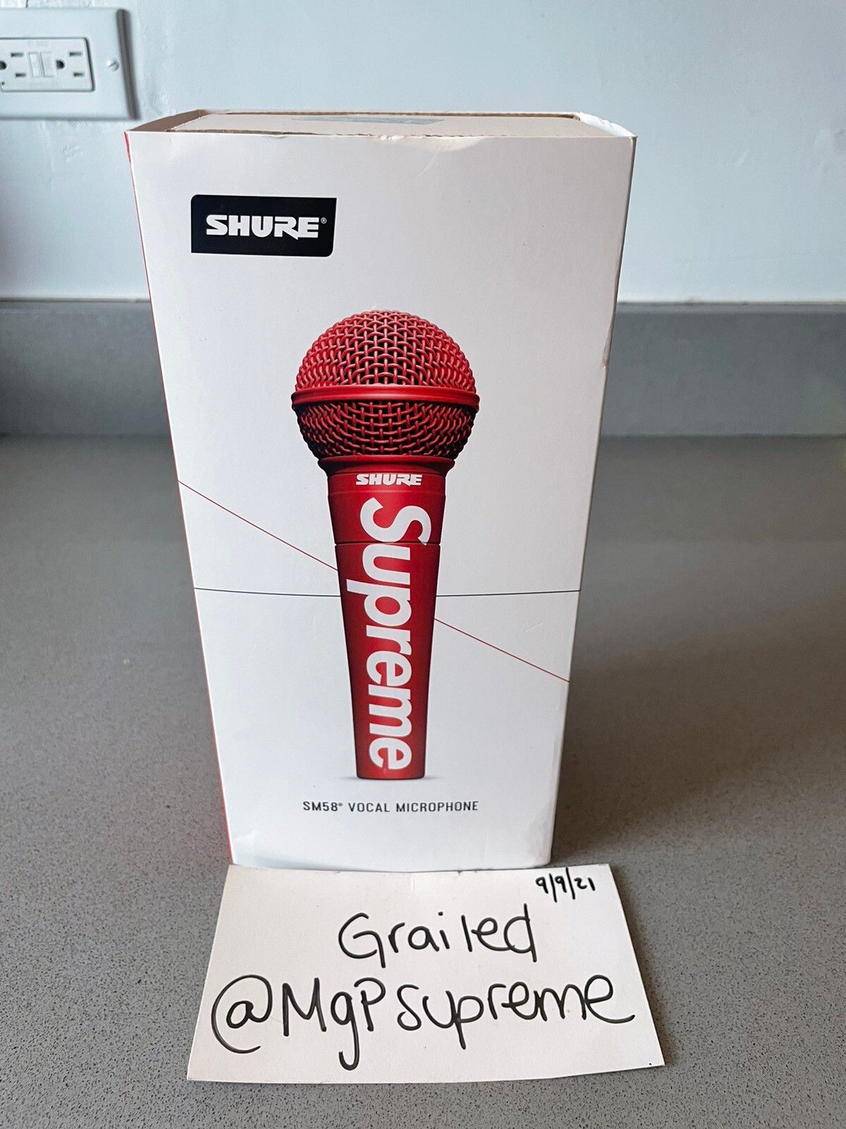 Supreme Supreme Shure SM58 Vocal Microphone | Grailed