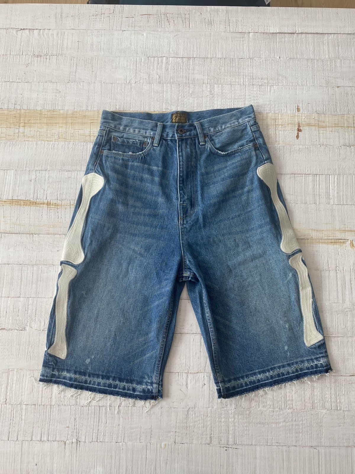 Kapital kountry bone denim shorts - パンツ