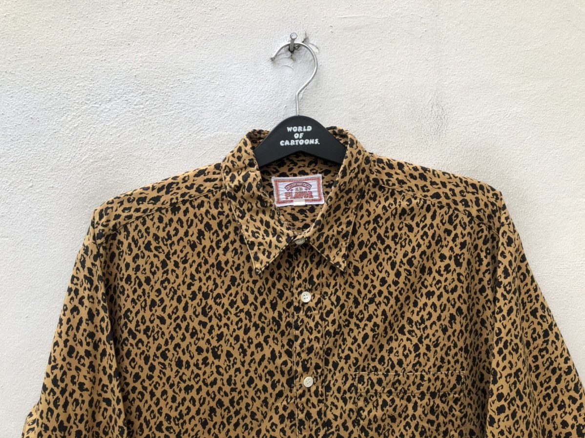 Vintage Vintage 90s A.D. Flavor Made in Japan Leopard Camo Shirt Size US L / EU 52-54 / 3 - 2 Thumbnail