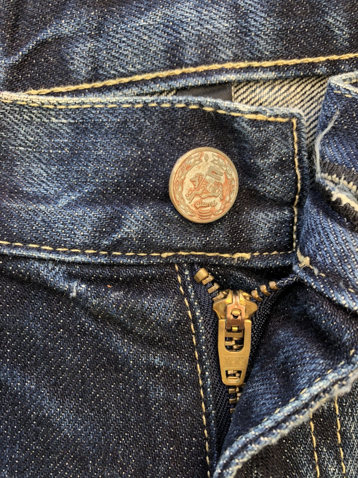 Schlussel Japan Brand glamb Boro Patchwork Denim Jeans Size US 31 - 8 Thumbnail