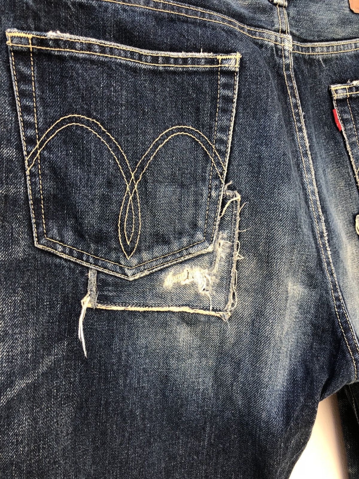Schlussel Japan Brand glamb Boro Patchwork Denim Jeans Size US 31 - 15 Thumbnail