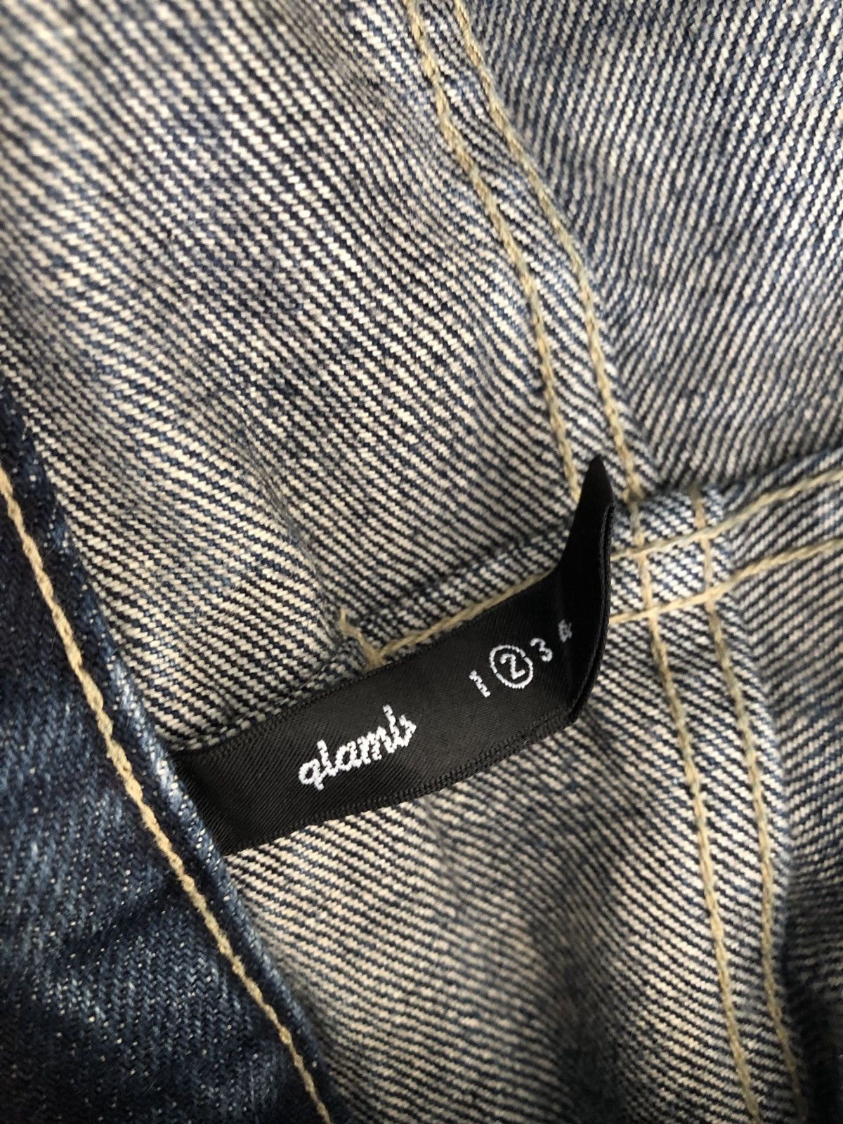 Schlussel Japan Brand glamb Boro Patchwork Denim Jeans Size US 31 - 20 Thumbnail