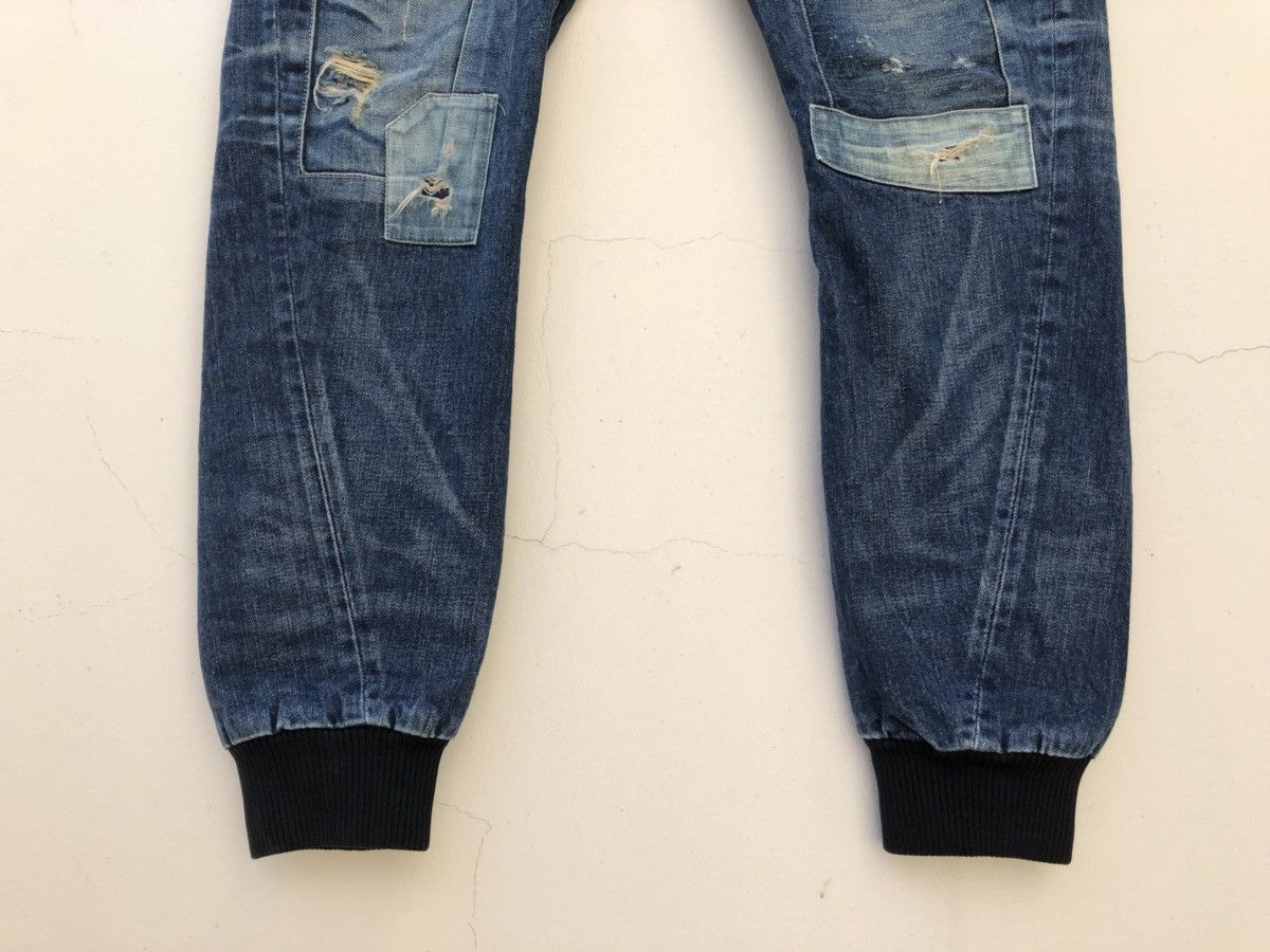 Schlussel Japan Brand glamb Boro Patchwork Denim Jeans Size US 31 - 12 Thumbnail
