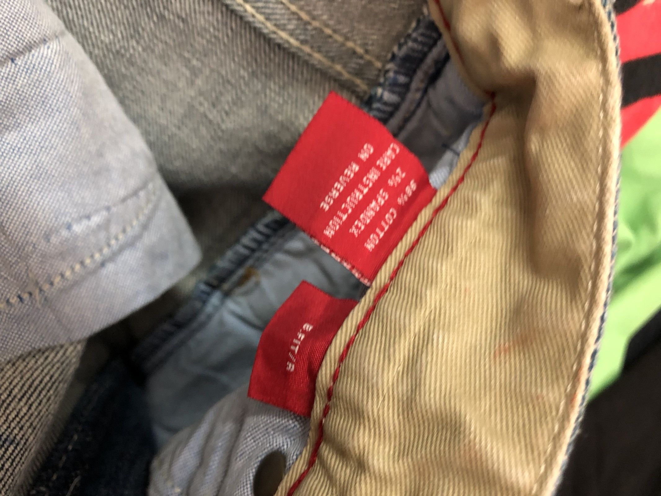 Vintage Japan Brand Etienne Ozeki Patchwork Embroidery Denim Jeans Size US 30 / EU 46 - 21 Thumbnail