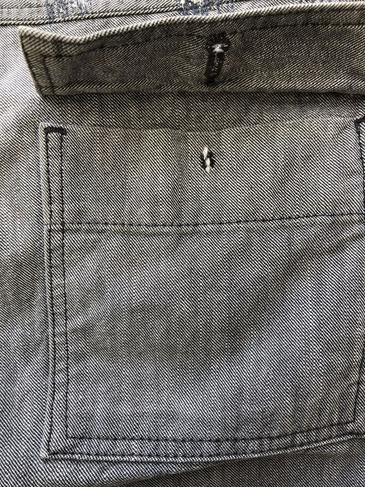 Vintage REPACA Made in Japan Two Tones Zigzag Patchwork Denim Size US 32 / EU 48 - 15 Thumbnail