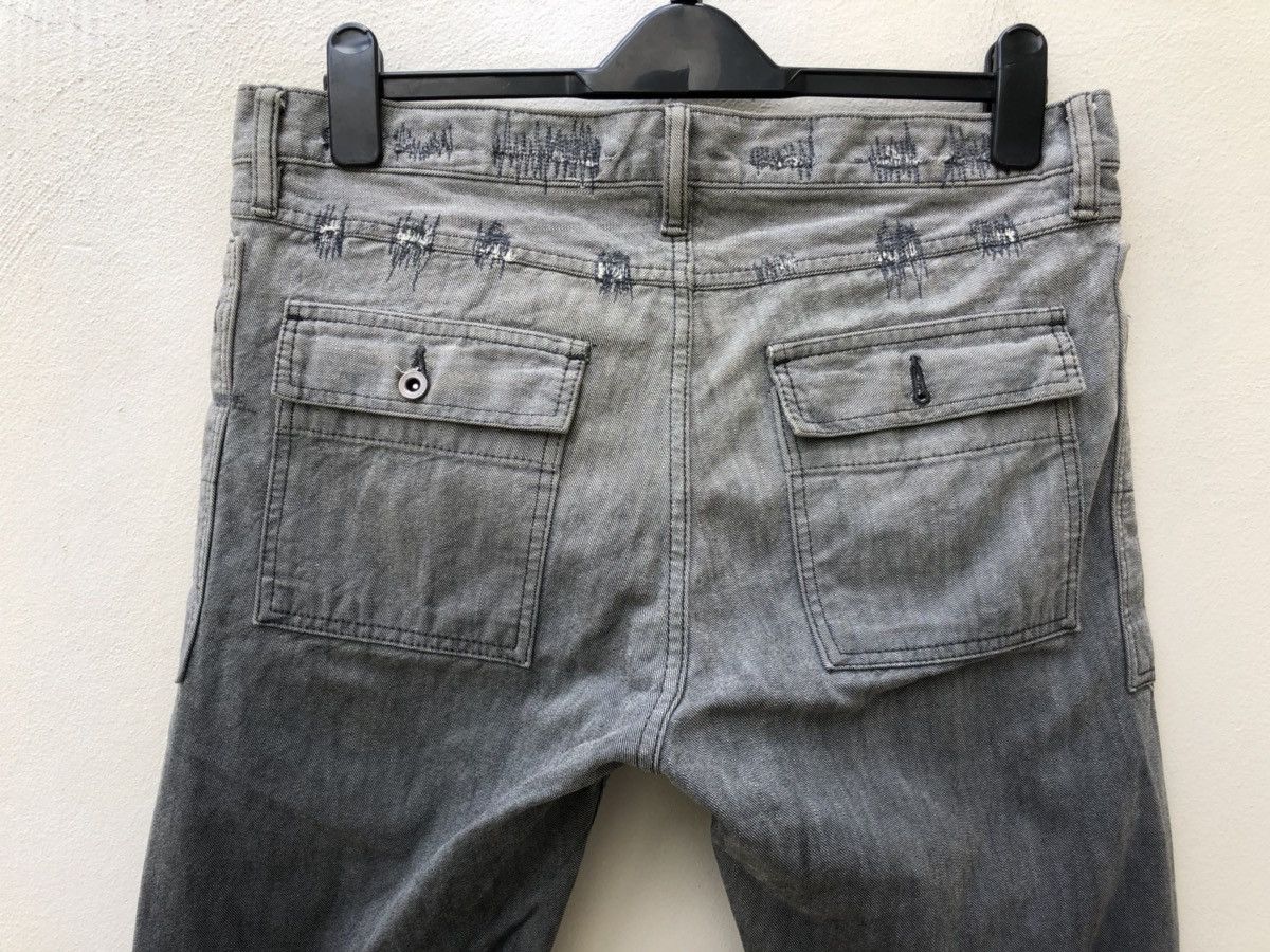 Vintage REPACA Made in Japan Two Tones Zigzag Patchwork Denim Size US 32 / EU 48 - 13 Thumbnail