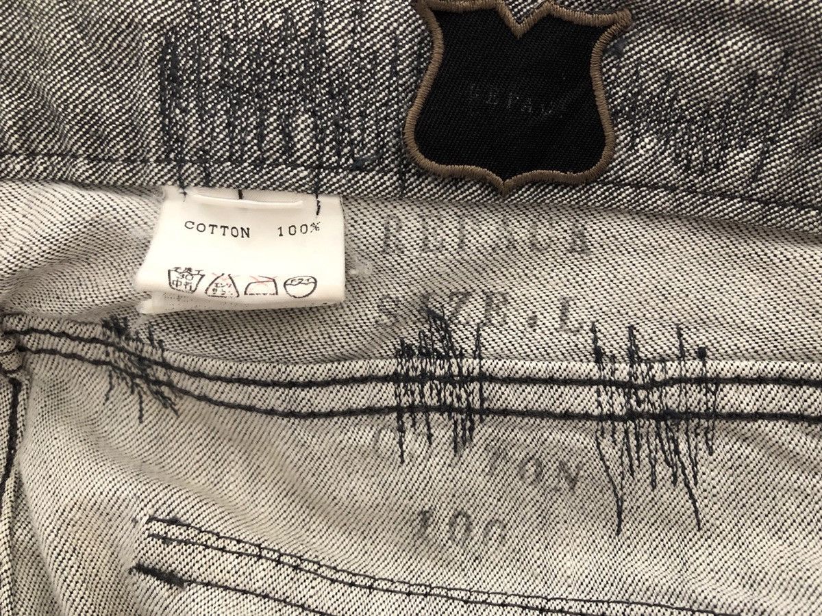 Vintage REPACA Made in Japan Two Tones Zigzag Patchwork Denim Size US 32 / EU 48 - 17 Thumbnail