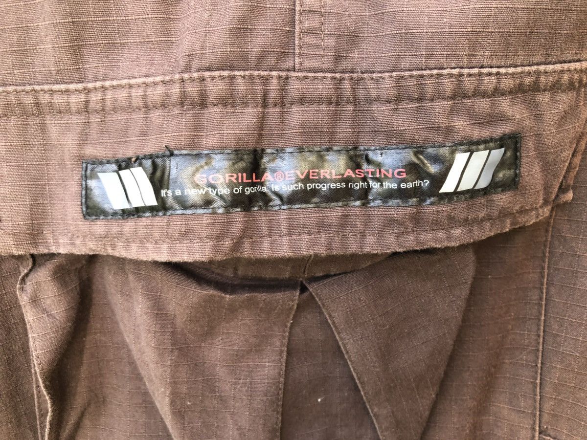 Vintage Vintage GORILLA Ripstop Brown Cargo Trouser Size US 34 / EU 50 - 12 Thumbnail