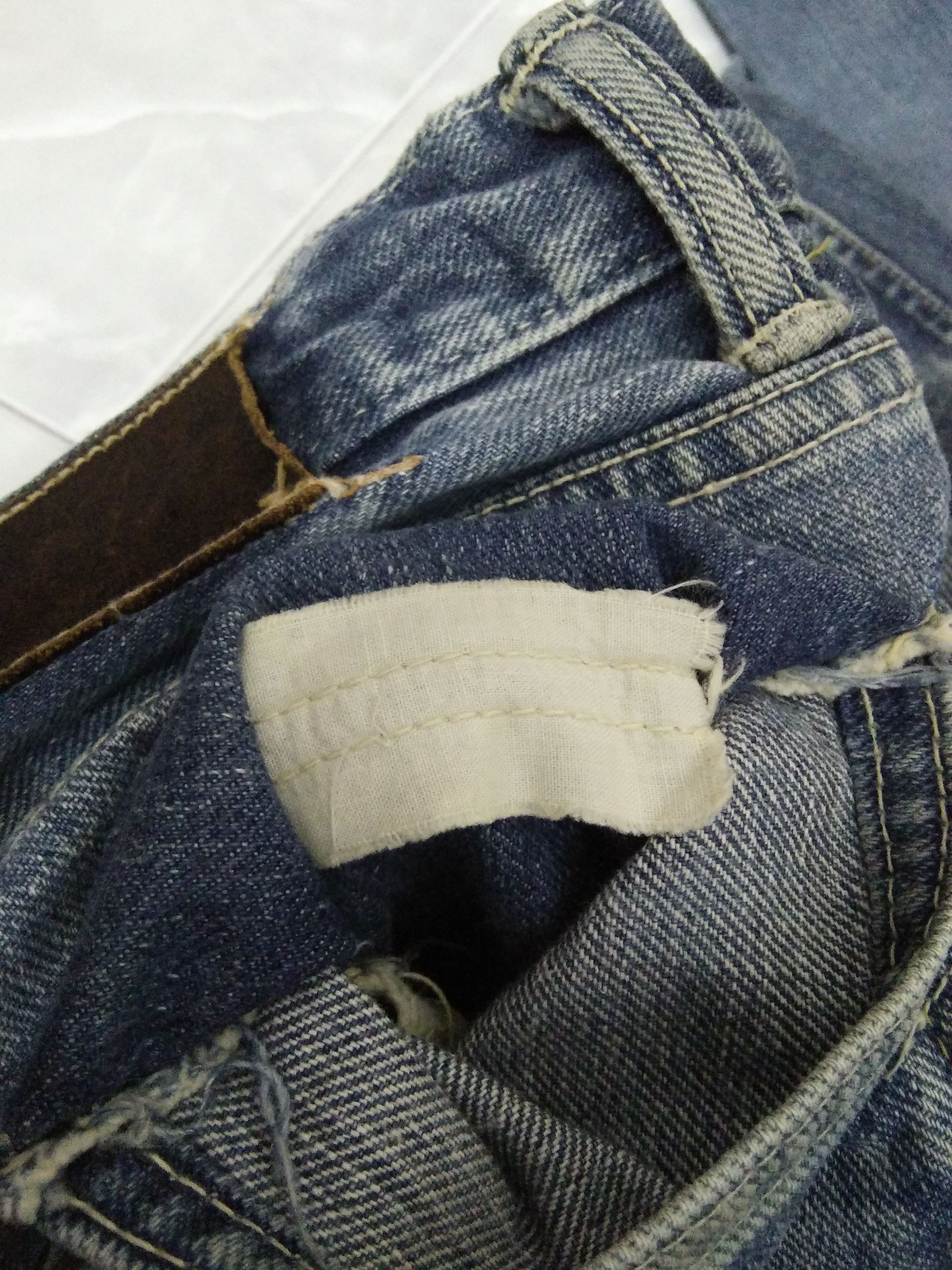 Lee LEE RIDERS UNION MADE SANFORIZED DENIM HALF SELVEDGE (A693) Size US 31 - 8 Thumbnail