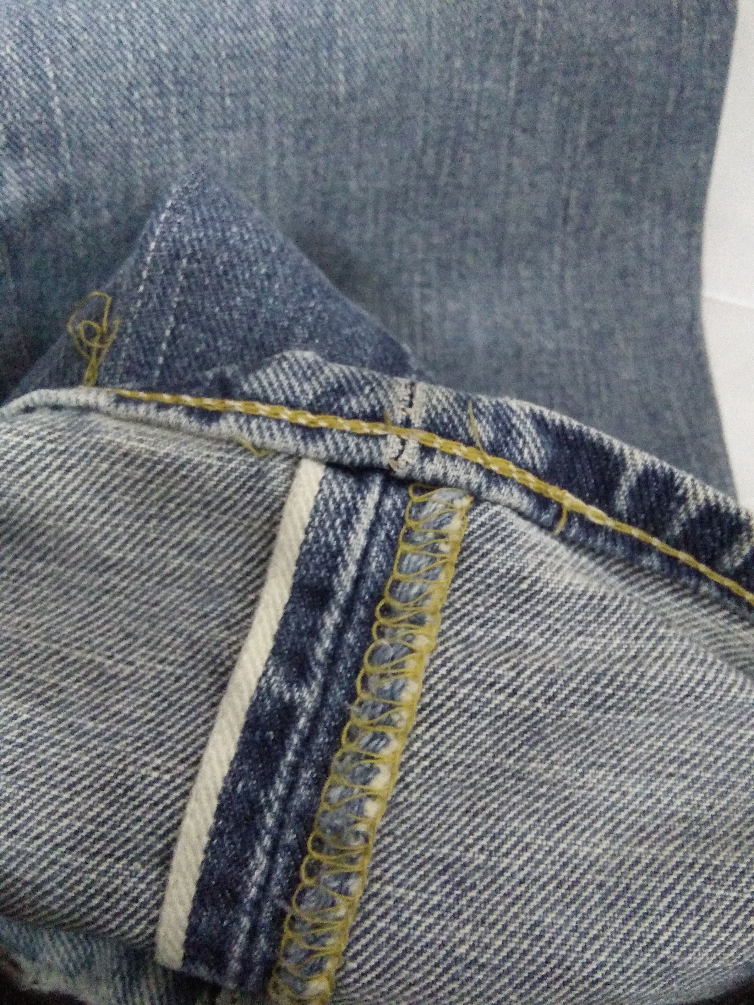 Lee LEE RIDERS UNION MADE SANFORIZED DENIM HALF SELVEDGE (A693) Size US 31 - 9 Thumbnail