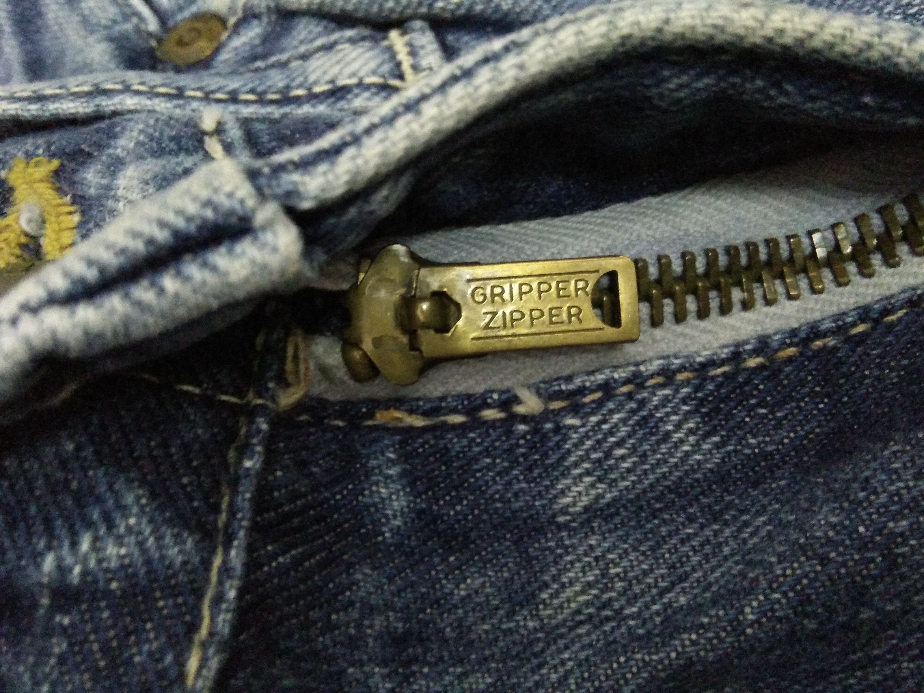 Lee LEE RIDERS UNION MADE SANFORIZED DENIM HALF SELVEDGE (A693) Size US 31 - 6 Thumbnail