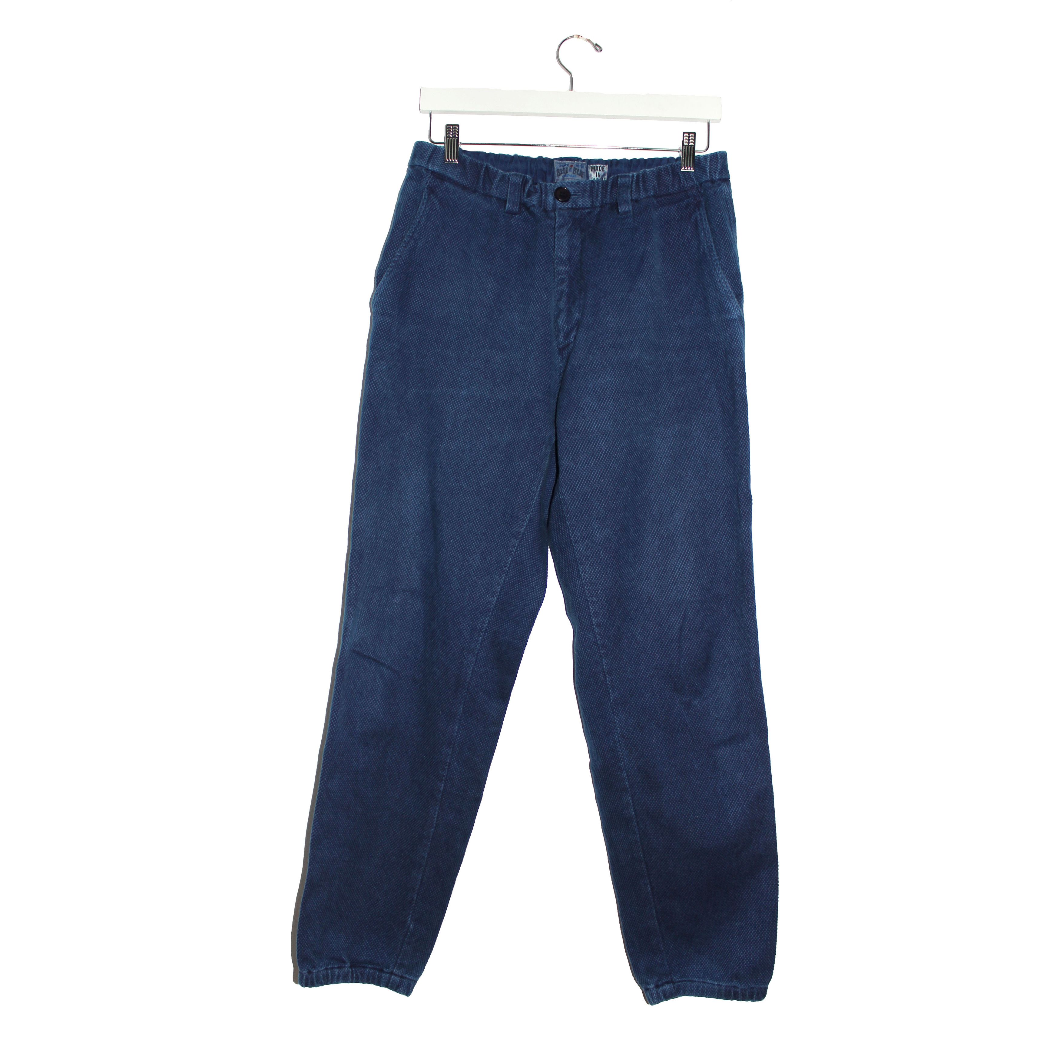 Blue Blue Japan Indigo Hand Dyed Sweatpants Size US 32 / EU 48 - 1 Thumbnail