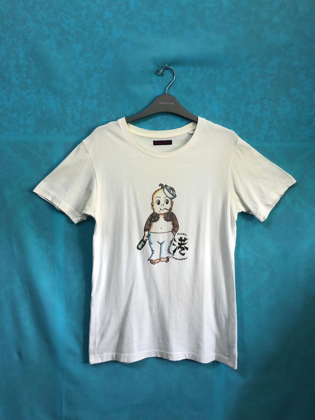 Blue Blue Japan 1990s minato yokohama buddy mirror printed #970 Size US S / EU 44-46 / 1 - 3 Thumbnail