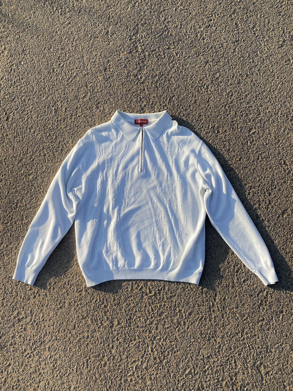 Supreme Knit Polo Grailed