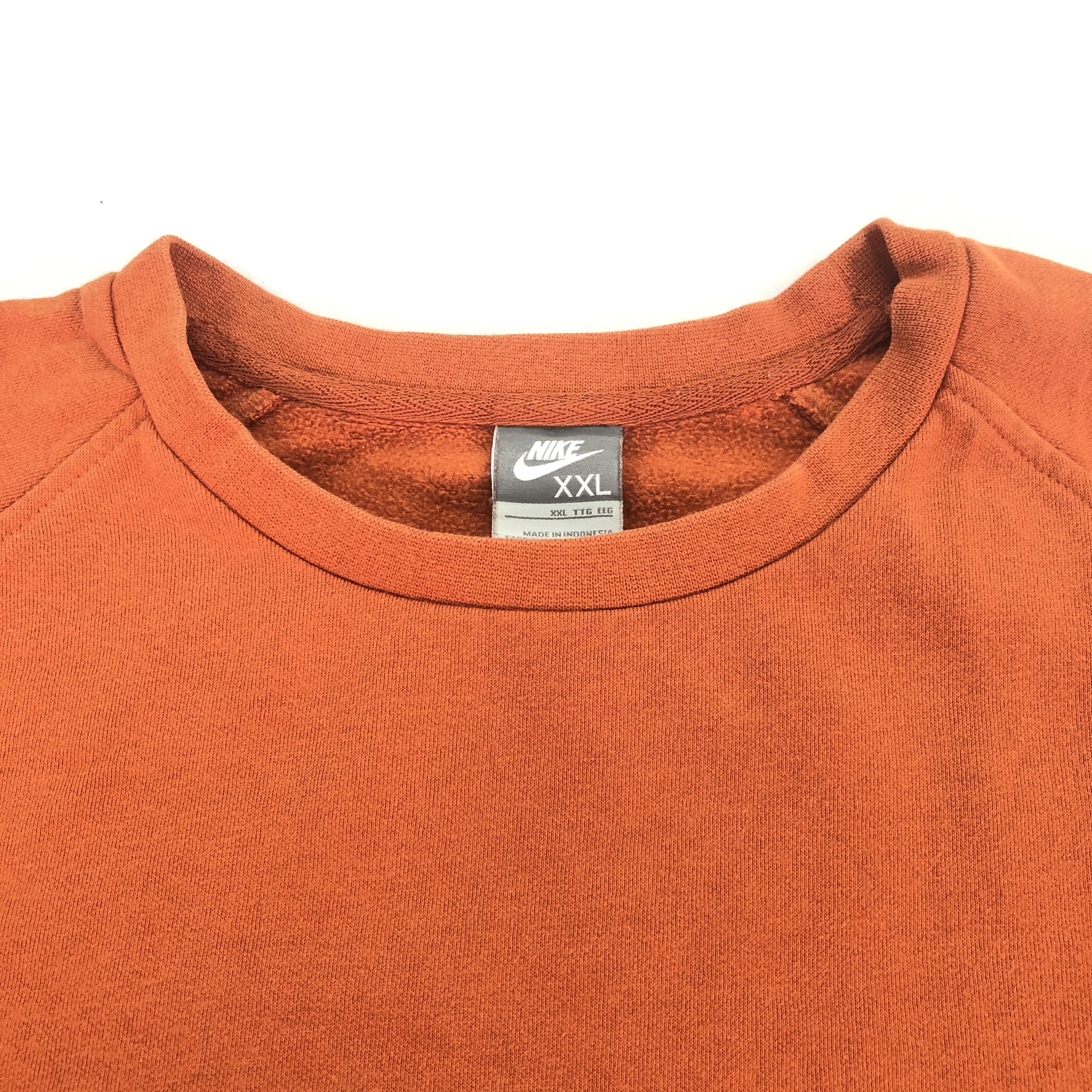 Nike Nike Sweatshirt Logo Pull Over Orange Colour Size US XXL / EU 58 / 5 - 4 Thumbnail