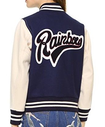 ジャケット・アウター MARC JACOBS VARSITY JACKET MARC JACOBS - Boys Green & Blue Varsity Jacket