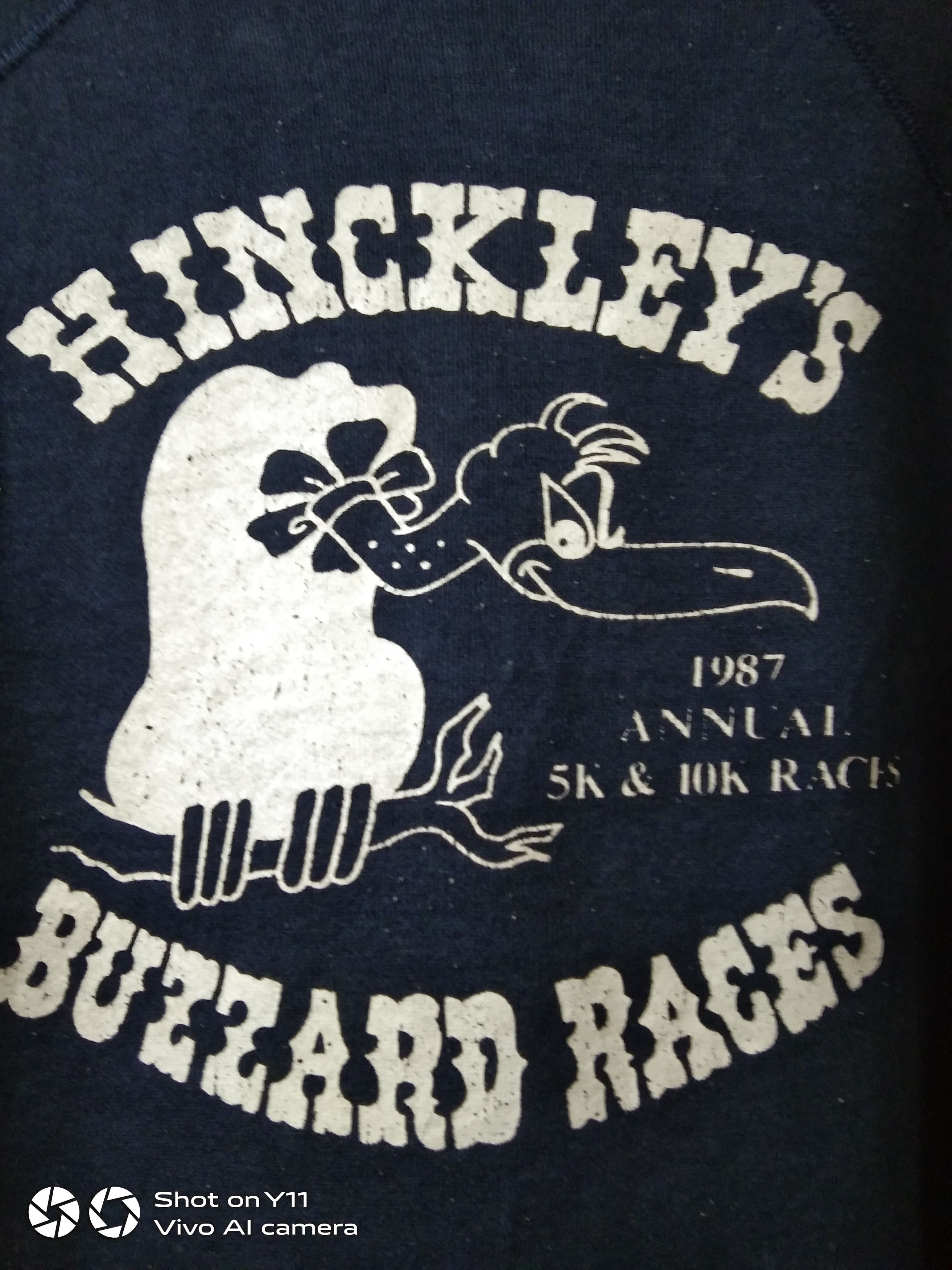 Vintage VINTAGE HINCKLEY'S BUZZARD 5K&10K RACES 80S VERY RARE Size US XL / EU 56 / 4 - 5 Thumbnail