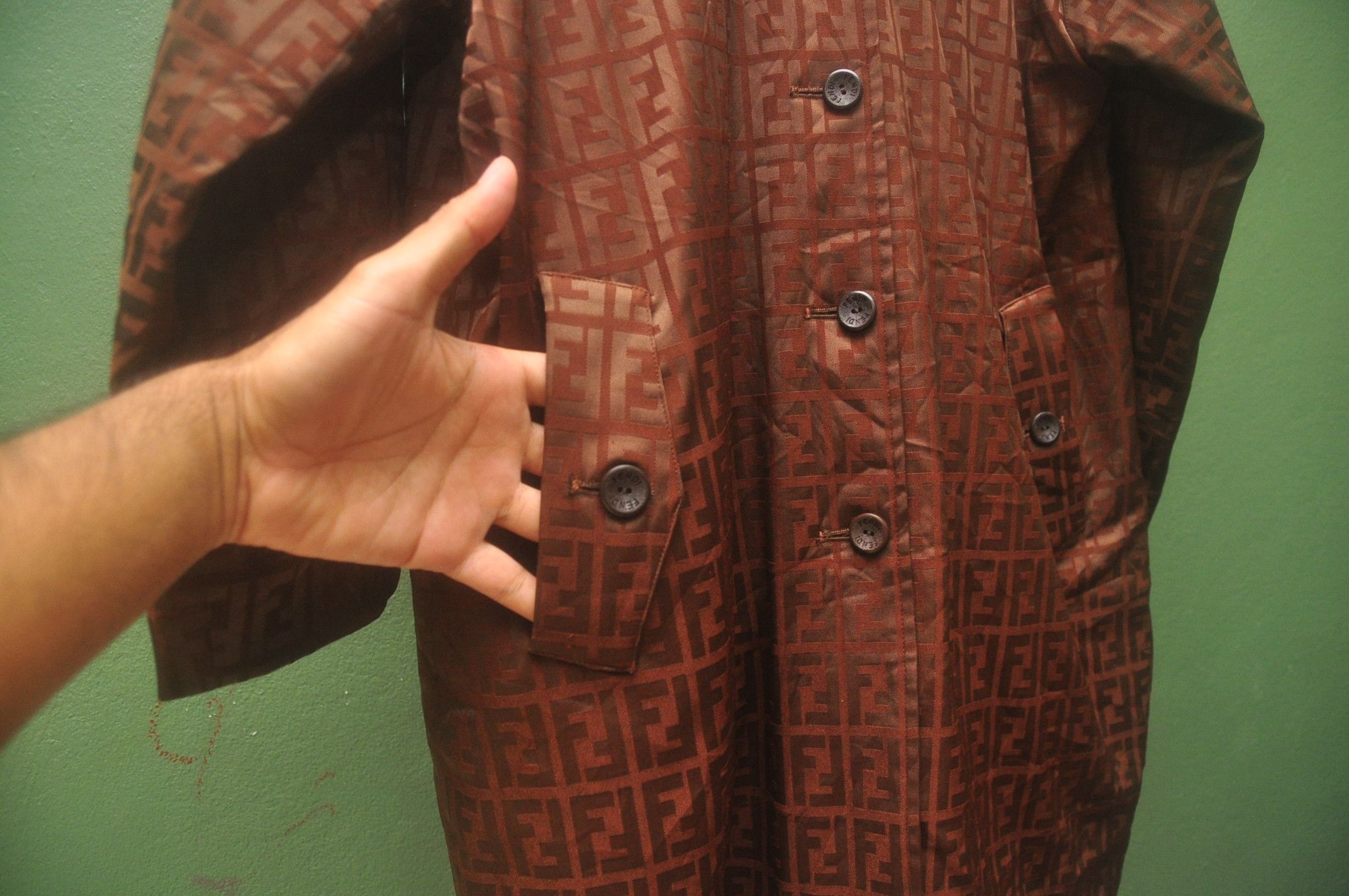 Japanese Brand × Vintage Vintage Fendi Monograph Travis Scott Fashion Style Jacket Size US L / EU 52-54 / 3 - 8 Thumbnail