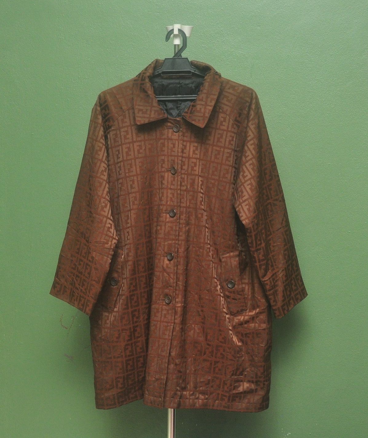 Japanese Brand × Vintage Vintage Fendi Monograph Travis Scott Fashion Style Jacket Size US L / EU 52-54 / 3 - 1 Thumbnail