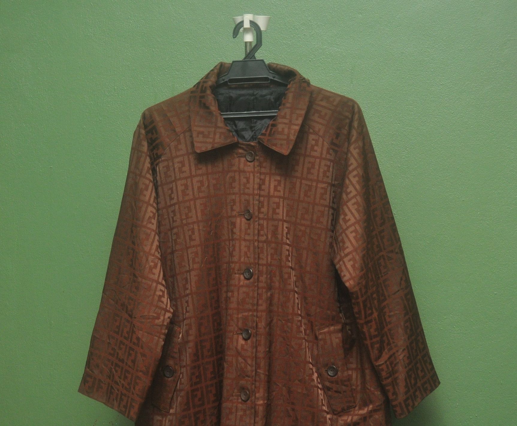 Japanese Brand × Vintage Vintage Fendi Monograph Travis Scott Fashion Style Jacket Size US L / EU 52-54 / 3 - 3 Thumbnail