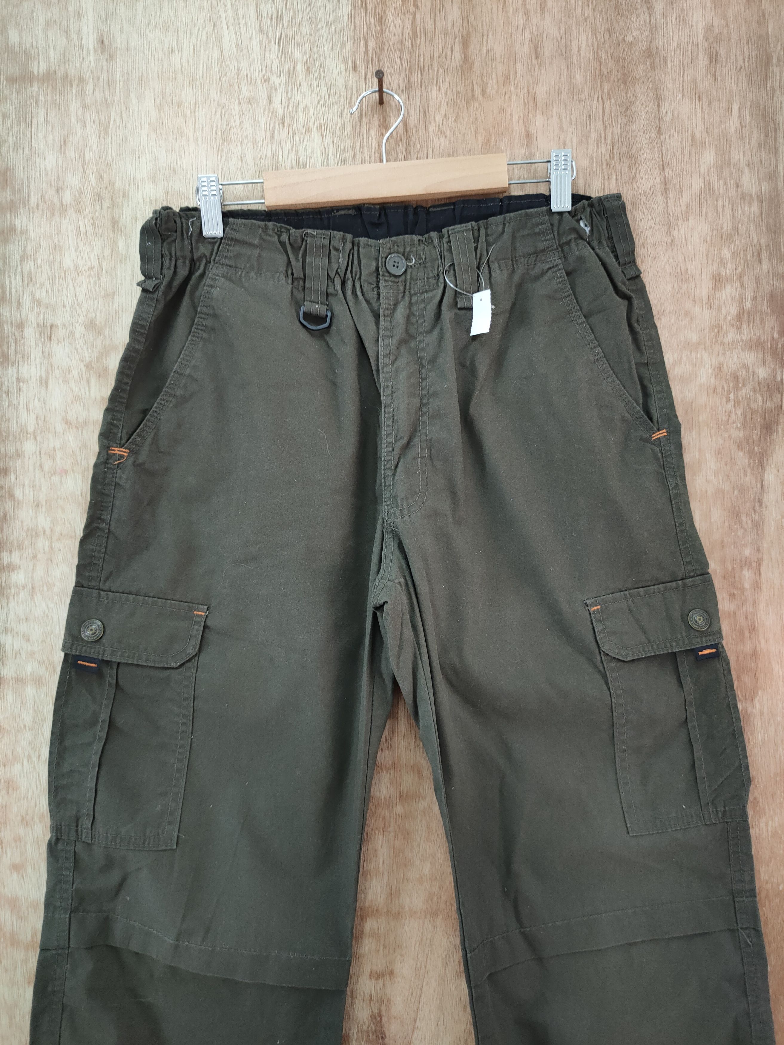 Japanese Brand DL Japan Easy multi pocket hiking sportwear pants #797 Size US 33 - 3 Thumbnail