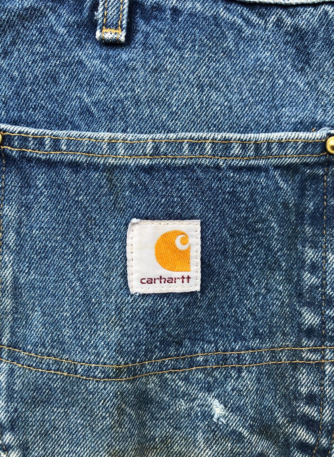 Carhartt × Carhartt Wip 🔥Mega Rare🔥Carhatt Legendary Union Made Carpenter Jeans Size US 36 / EU 52 - 9 Thumbnail