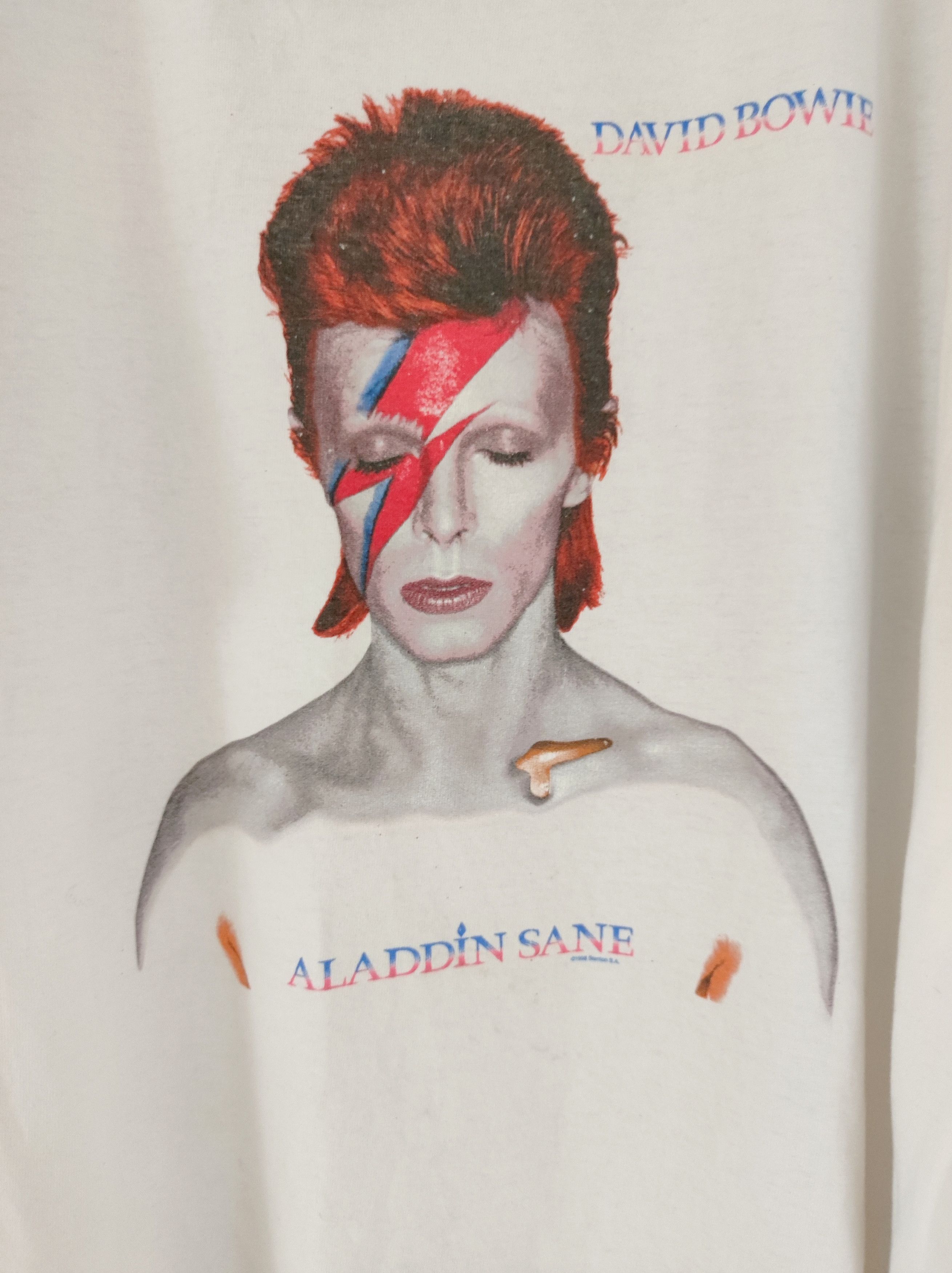 Band Tees × Vintage David Bowie Aladdin Sane 1998 - not hoodie parka jacket Size US XL / EU 56 / 4 - 5 Thumbnail