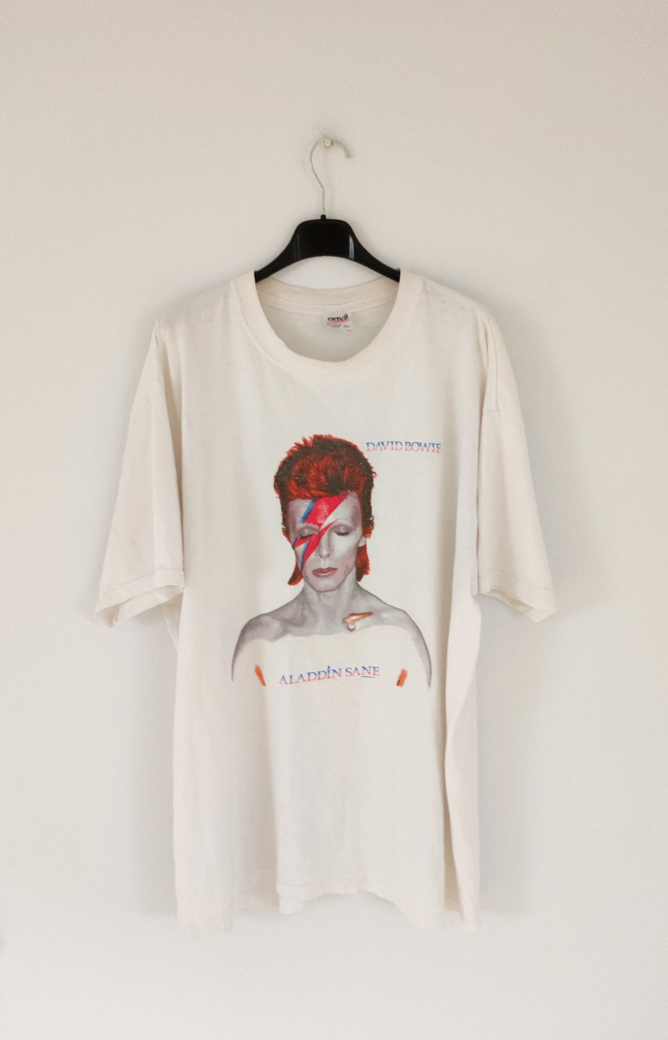 image of Band Tees x Tour Tee David Bowie Aladdin Sane 1998 - Not Hoodie Parka Jacket, Men's (Size XL)