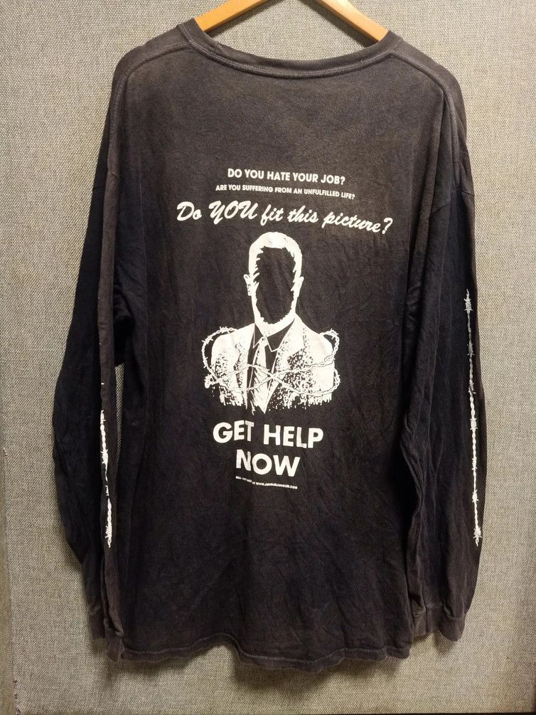 Jungles × Vintage t shirt distressed jungles do you hates the job Size US XL / EU 56 / 4 - 1 Thumbnail