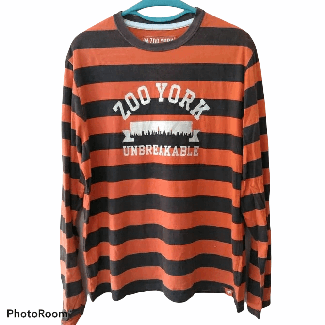 Zoo York 🔥 ZOO YORK UNBREAKABLE STRIPED TEE Size US L / EU 52-54 / 3 - 1 Thumbnail