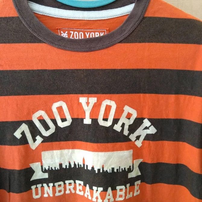 Zoo York 🔥 ZOO YORK UNBREAKABLE STRIPED TEE Size US L / EU 52-54 / 3 - 3 Thumbnail