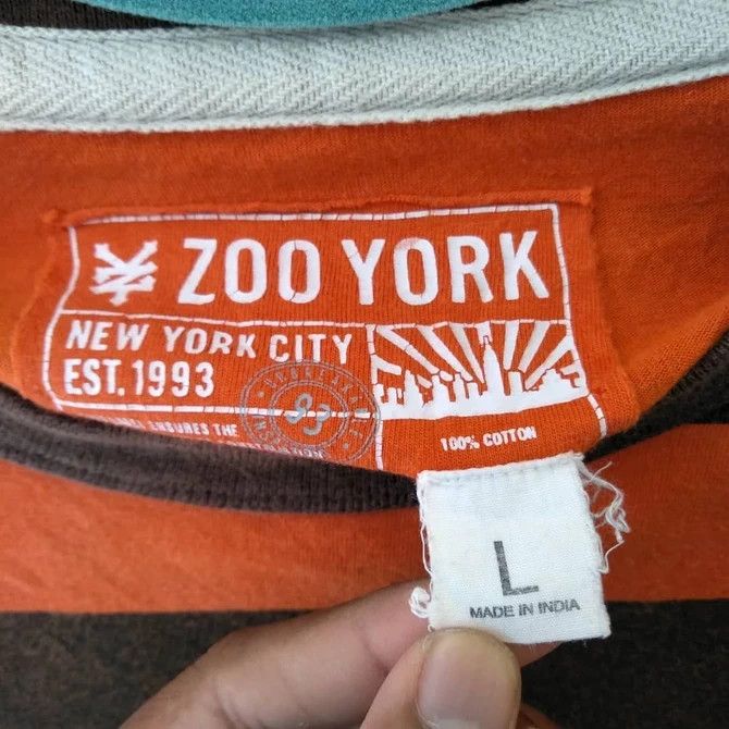 Zoo York 🔥 ZOO YORK UNBREAKABLE STRIPED TEE Size US L / EU 52-54 / 3 - 4 Thumbnail
