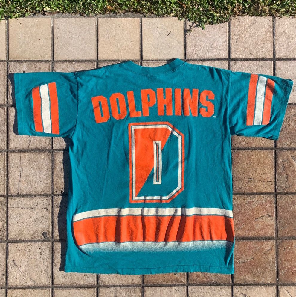 NFL 🐬Vintage Miami Dolphins Size US XL / EU 56 / 4 - 2 Thumbnail