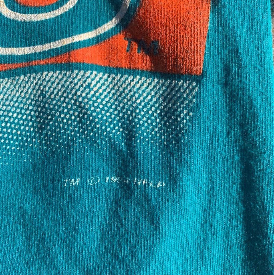 NFL 🐬Vintage Miami Dolphins Size US XL / EU 56 / 4 - 4 Thumbnail