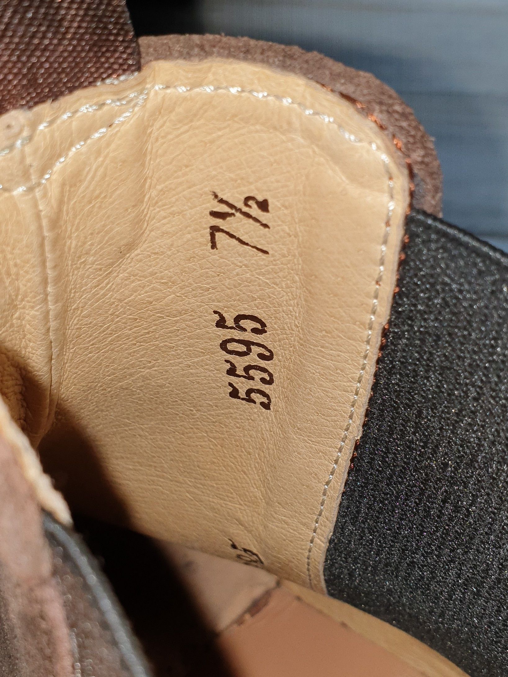 Leather Sendra 5595 Men's Chelsea Boots Cowboy Ankle Shoes Spain Size US 7.5 / EU 40-41 - 11 Thumbnail