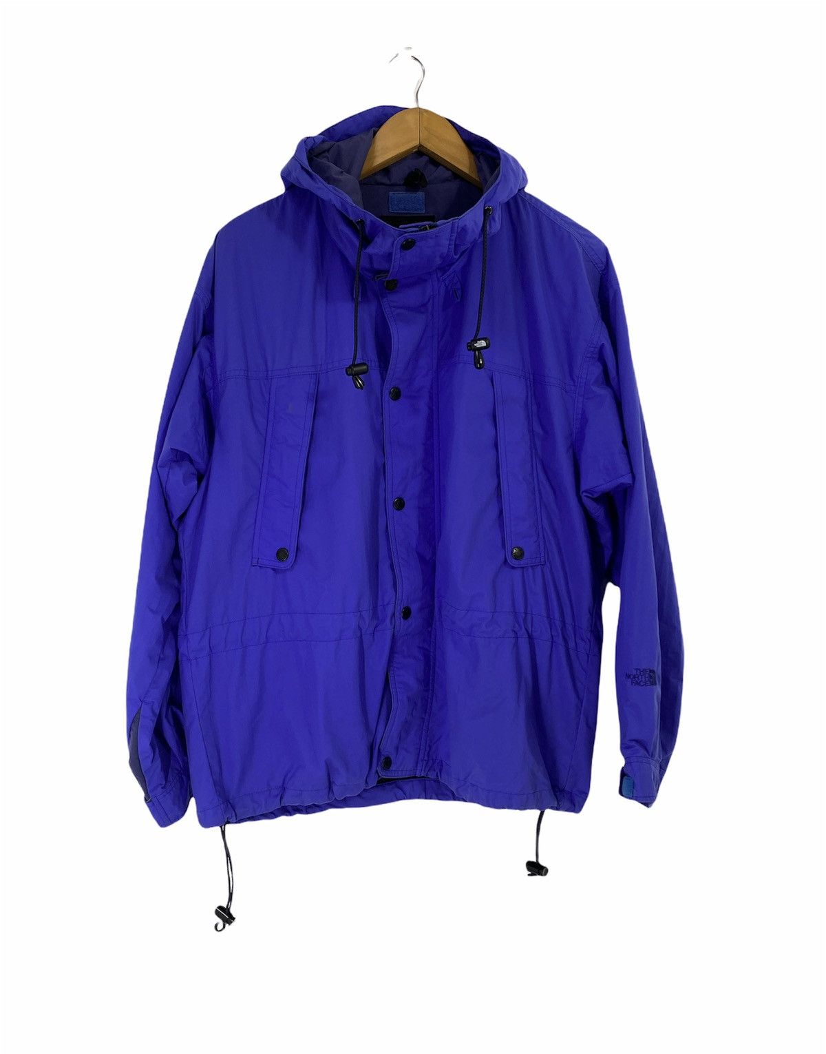 The North Face Windbreaker Jacket With Hoodies Small Logo
