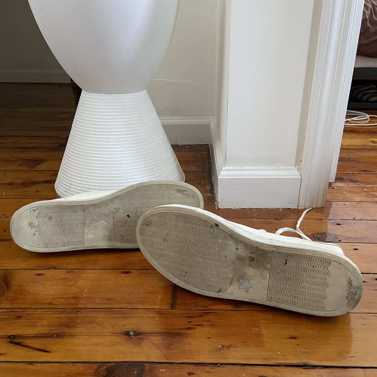Common Projects Tournament High White Leather Size US 10 / EU 43 - 3 Thumbnail
