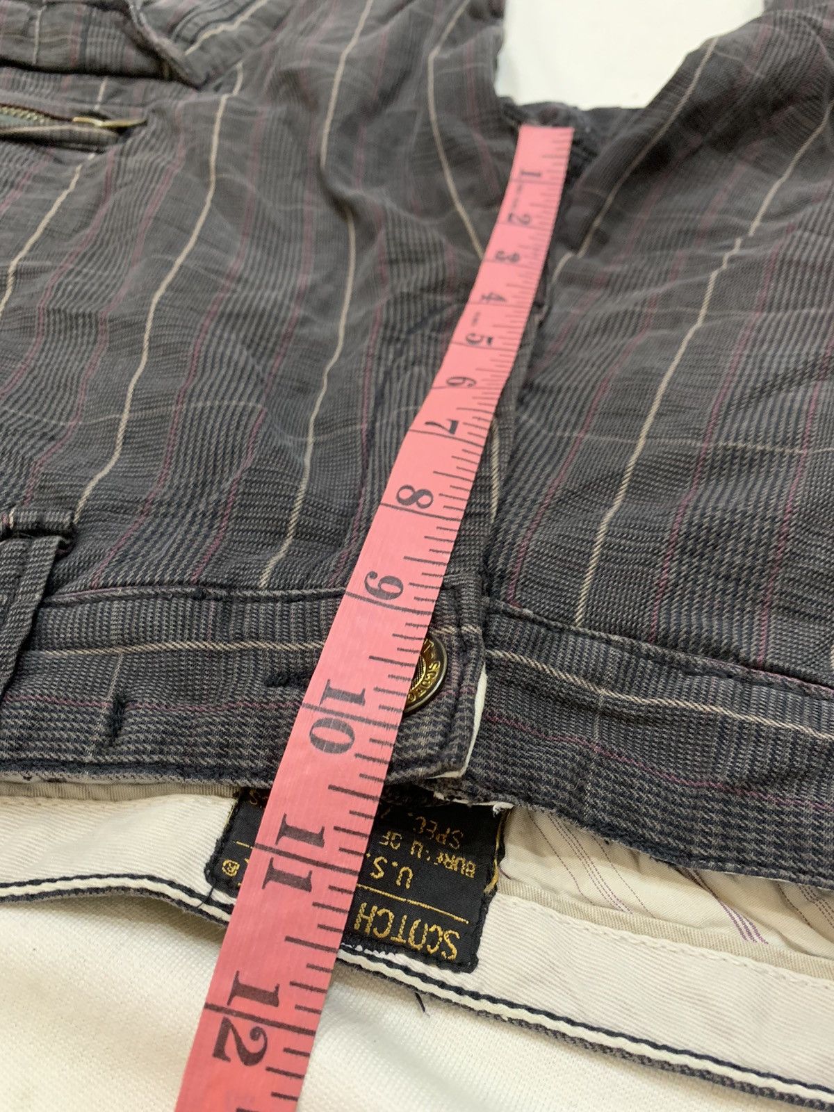 Scotch & Soda SCOTCH VINTAGE TARTAN CARGO PANTS Size US 34 / EU 50 - 10 Thumbnail
