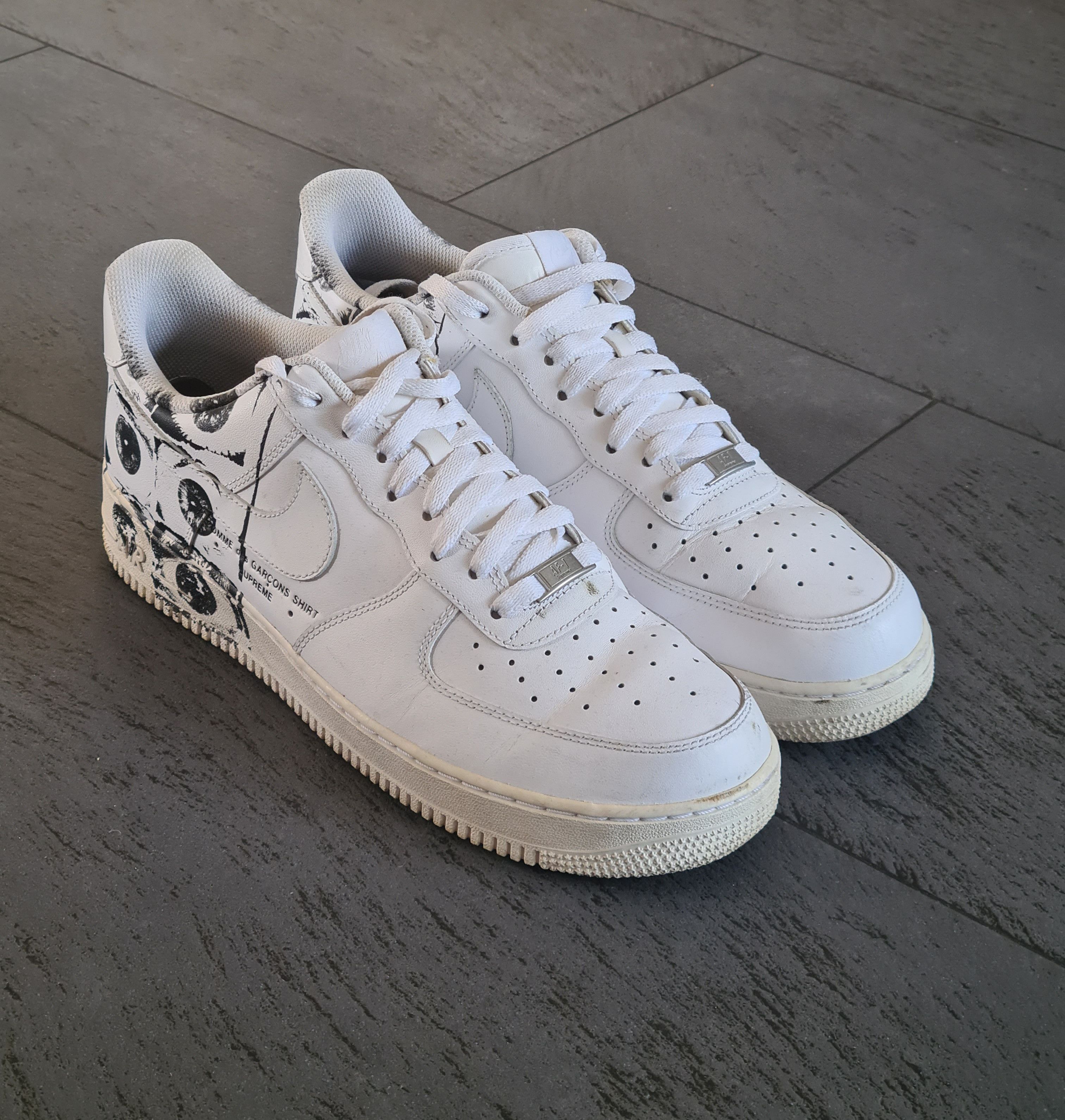 Supreme Supreme x CDG Nike Air Force 1 - AF1 Size US 11.5 / EU 44-45 - 2 Preview